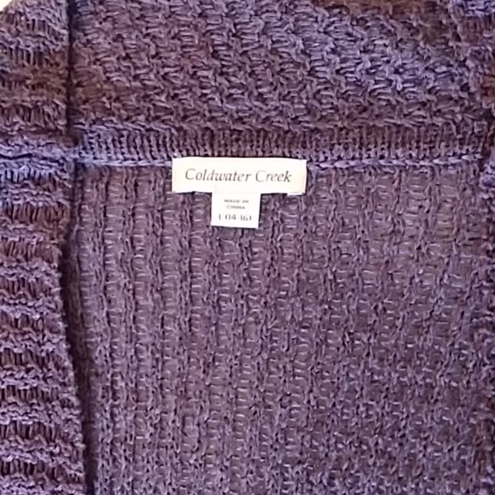 Coldwater Creek Long Sweater Vest - Picture 2 of 4
